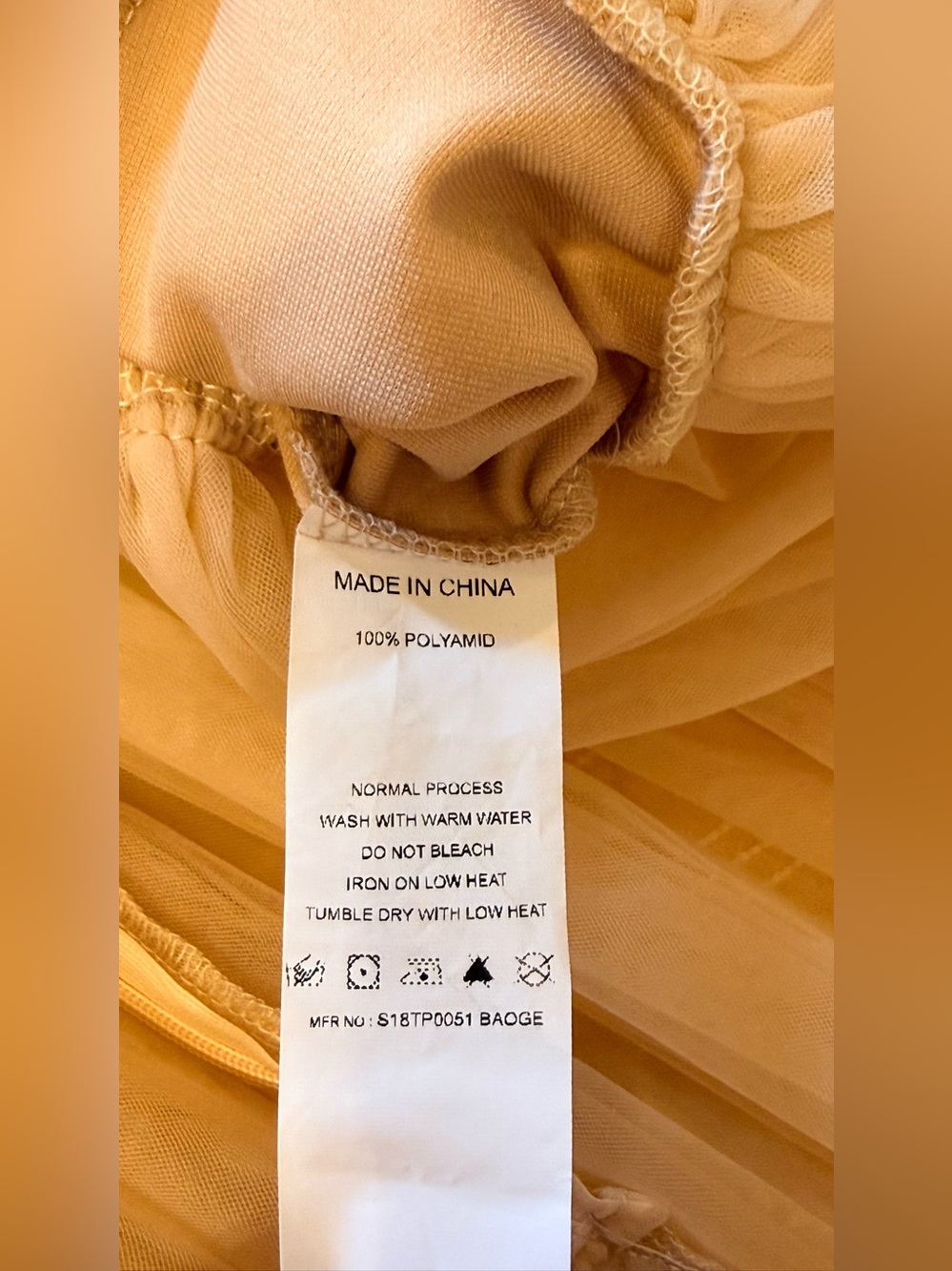 Simple Ruffle Sheer Spaghetti Strap Blouse - Picture 8 of 8